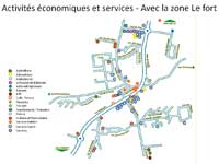 carte activités avec zone